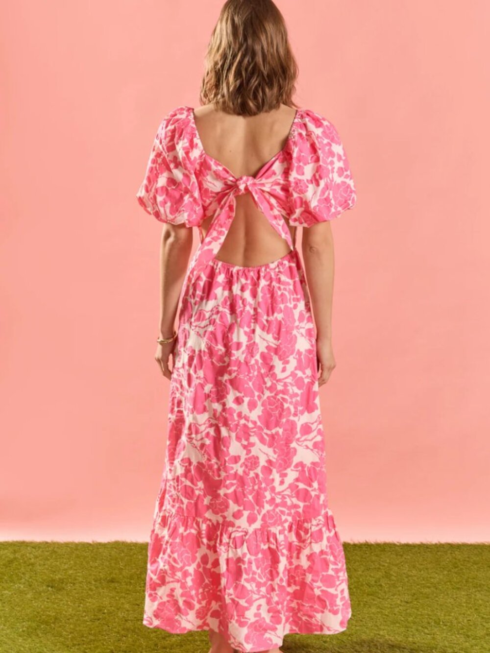 English Factory Floral Print Maxi Dress